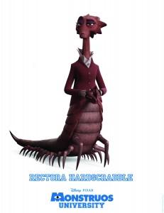 Monstruos University de Disney Pixar, conoce a los personajes Decana Hardscrabble