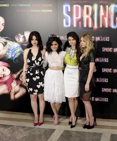 Selena Gómez y Vanessa Hudgens estrenan en España Spring Breakers