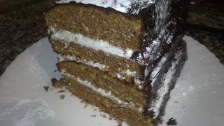 Tarta de chocolate y coco Tarta de chocolate y coco