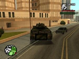 tanque san andreas