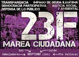 ¡Este 23F es nuestro! Marea ciudadana ¡Este 23F es nuestro! Marea ciudadana