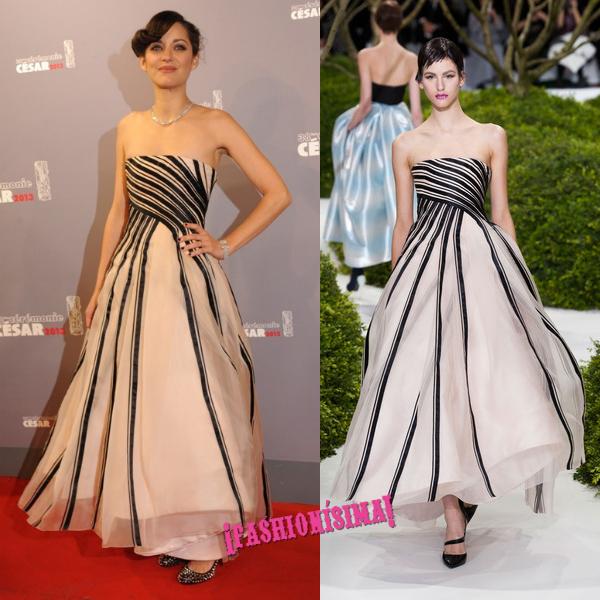 marion cotillard dior alta costura ss13 premios cesar cine frances red carpet marion cotillard dior alta costura ss13 premios cesar cine frances red carpet