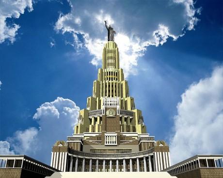 Palacio de los Soviets 460x368 El Palacio de los Soviets, un titán jamás construido