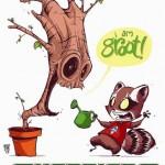 Portadas alternativas de Skottie Young para Guardians of the Galaxy Nº 1 y Wolverine Nº 1 Guardians of the Galaxy Nº 1