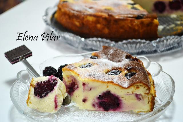 Tarta de Queso con Moras y Vainilla Tarta de Queso con Moras y Vainilla