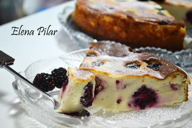 Tarta de Queso con Moras y Vainilla Tarta de Queso con Moras y Vainilla