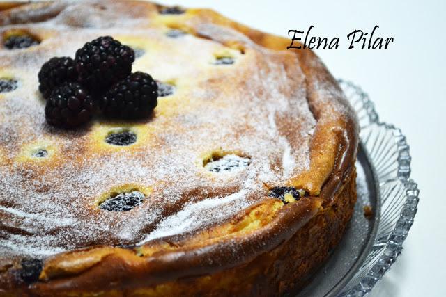Tarta de Queso con Moras y Vainilla Tarta de Queso con Moras y Vainilla