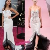 zoe-saldana-red-carpet-oscars-2013-vestido-alta-costura-alexis-mabille zoe-saldana-red-carpet-oscars-2013-vestido-alta-costura-alexis-mabille