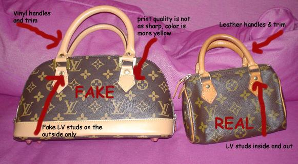 Cuidado con la imitaciones: carteras Louis Vuitton verdaderas o falsas?