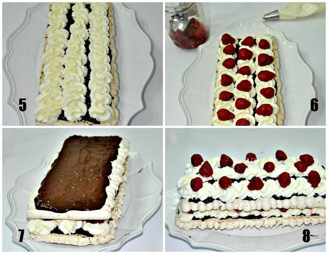 VACHERIN DE CHOCOLATE Y FRESAS VACHERIN DE CHOCOLATE Y FRESAS