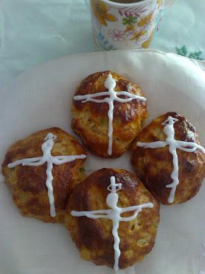 hot cross buns....o sea bollitos o brioche de la cruz