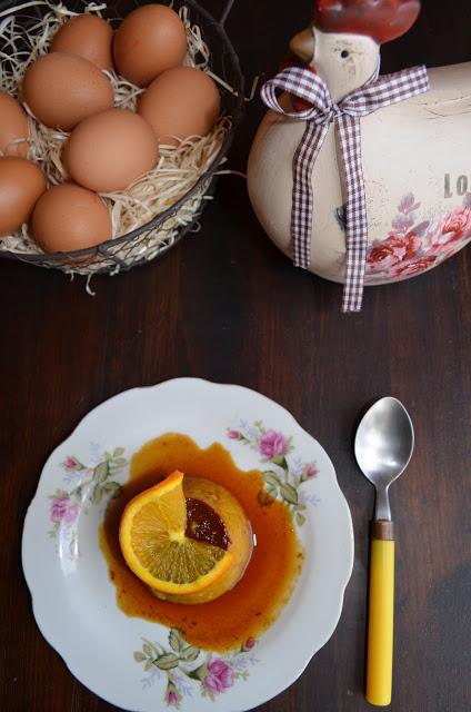 FLAN DE HUEVO CON CALABAZA Y NARANJA FLAN DE HUEVO CON CALABAZA Y NARANJA