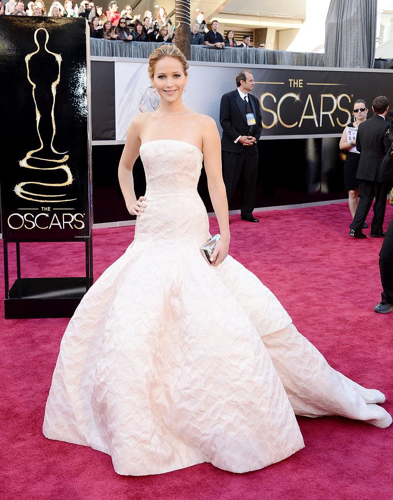 Jennifer Lawrence en Dior Oscars 2013: Los mejores looks en la alfombra roja de los Oscars 2013