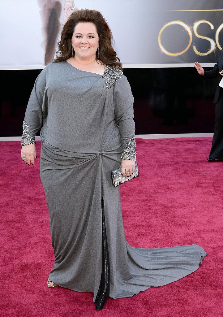 Melissa McCarthy en David Meister Oscars 2013: Los mejores looks en la alfombra roja de los Oscars 2013