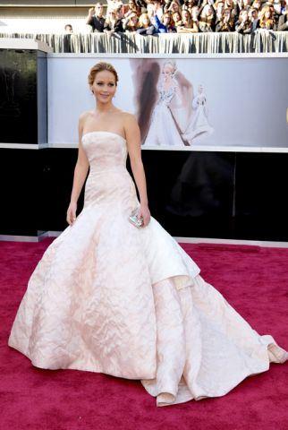 Jennifer Lawrence vestido oscar 2013