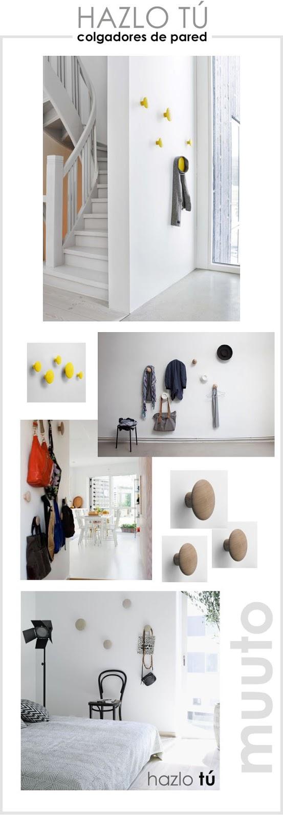 Hazlo tú: Decorando la pared con colgadores Hazlo tú: Decorando la pared con colgadores