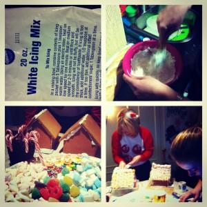 Decorando casitas de jengibre :) ¡Felices Fiestas!