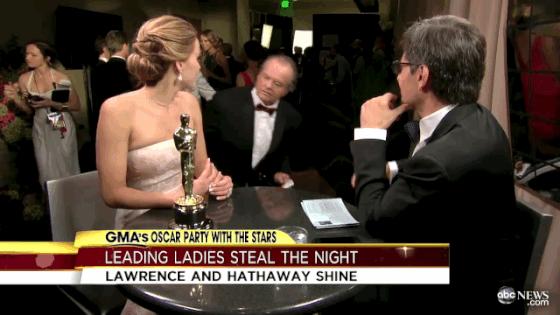 El increíble momento de cuando Jennifer Lawrence conoció a Jack Nicholson