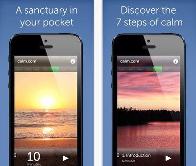 Calm, aplicación web y móvil que nos ayuda a relajar y a reducir el estrés calm-ios