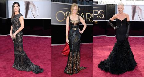 Vestidos de Los Oscars 2013 Vestidos Oscars 2013 (negro)