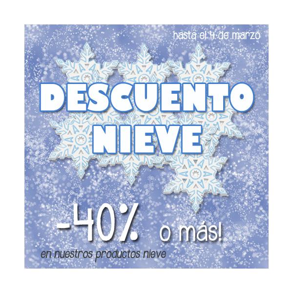 Nieve en Madrid! Celebramos con un descuento nieve para celebrar que está nevando en Madrid, un descuento en nuestros productos nieve