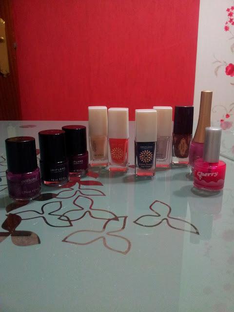Mi colección de esmalte de Oriflame Mi colección de esmalte de Oriflame