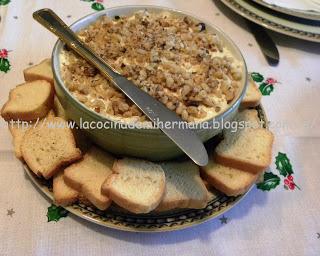 PATÉ DE QUESO Y NUECES