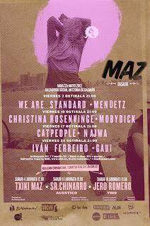 MAZ Basauri 2013: We Are Standard, Christina Rosenvinge, Catpeople, Iván Ferreiro, Najwa, Mendetz, Sr Chinarro...