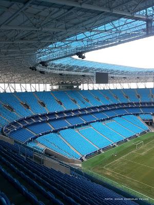 Estadio Gremio Arena. Porto Alegre, Brasil
