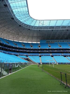 Estadio Gremio Arena. Porto Alegre, Brasil