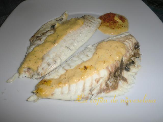Dorada a la sal con salsa de azafrán Dorada a la sal con salsa de azafrán