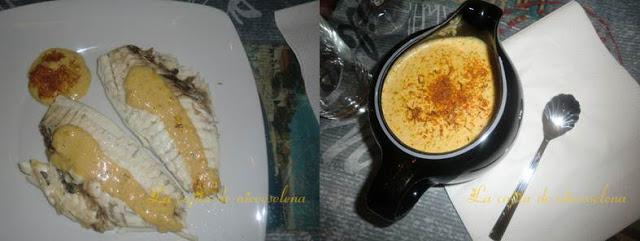 Dorada a la sal con salsa de azafrán Dorada a la sal con salsa de azafrán
