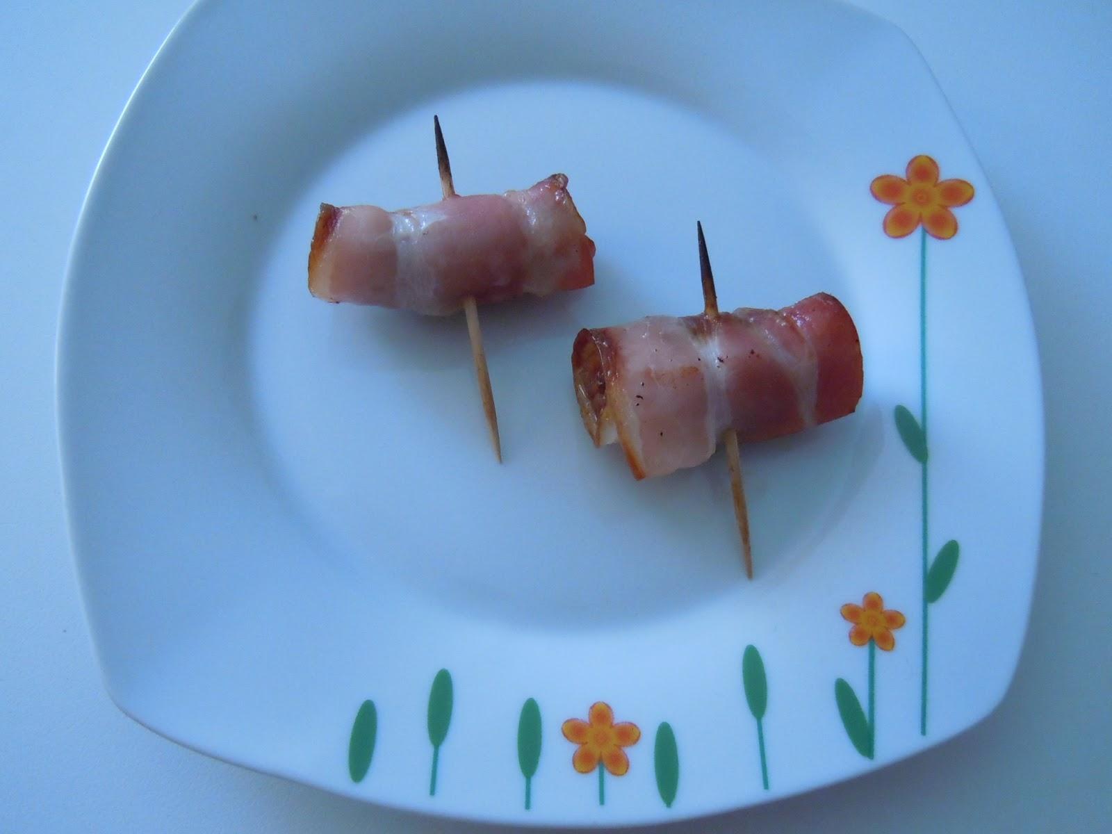 Bocados de Dátil y bacon