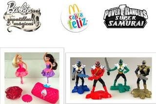 ¡No te puedes perder a Barbie y a los Power Rangers en la Cajita Feliz® de McDonald´s!