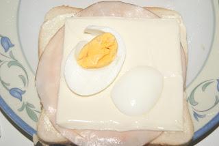 Sandwich de txaka y huevo