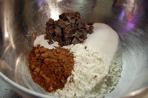 Muffins de chocolate y coco Muffins de chocolate y coco