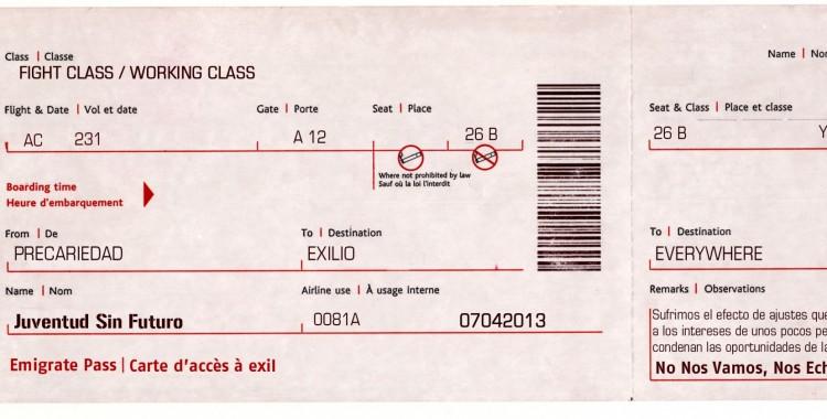 Exilio laboral: 'No nos vamos, nos echan' #NoNosVamosNosEchan