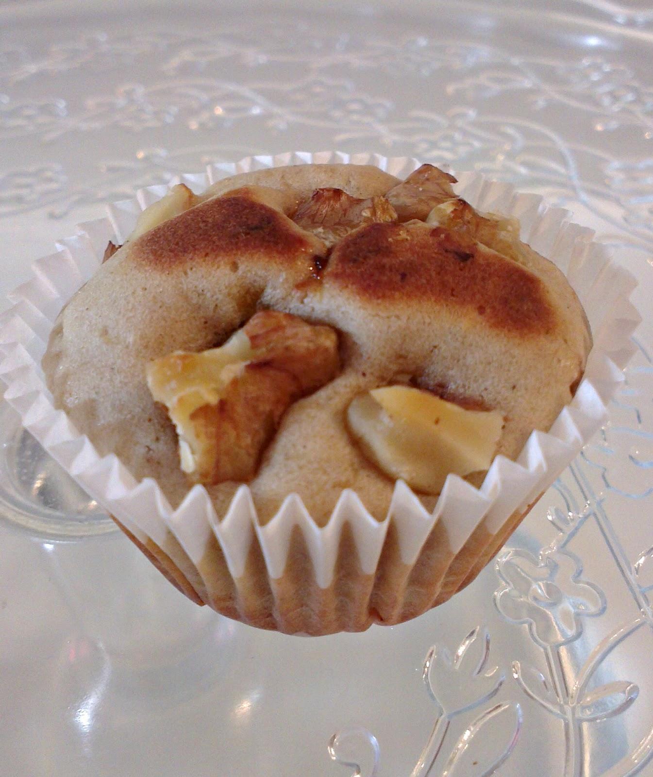 ♥ MUFFINS DE PLÁTANO Y NUECES ♥ MUFFINS DE PLÁTANO Y NUECES