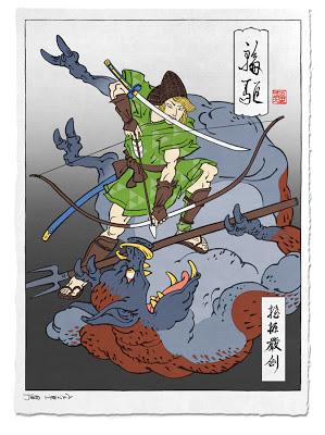 Las impresionantes ilustraciones de la serie 'Ukiyo-e Heroes' nos han dejado sin palabras Las impresionantes ilustraciones de la serie 'Ukiyo-e Heroes' nos han dejado sin palabras