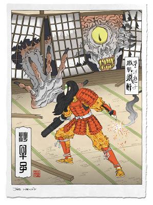 Las impresionantes ilustraciones de la serie 'Ukiyo-e Heroes' nos han dejado sin palabras Las impresionantes ilustraciones de la serie 'Ukiyo-e Heroes' nos han dejado sin palabras