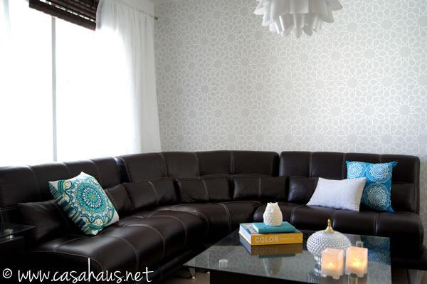 Nuestra sala: Ya tenemos cortinas - Paperblog