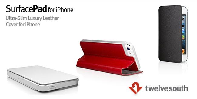 Twelve South SurfacePad – funda innovadora para el iPhone 5 SurfacePad para iPhone 5