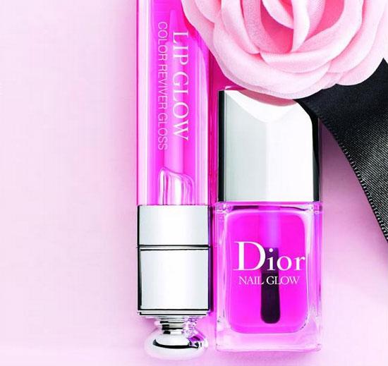 Chérie Bow de Dior Lip Glow y Nail Glow de Dior