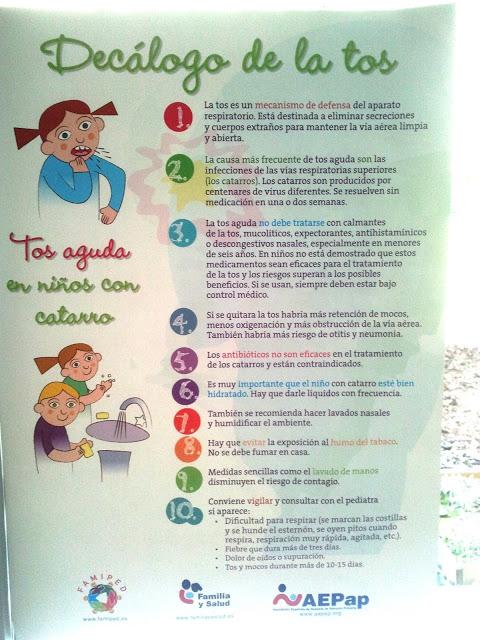 decálogo de la tos. AEPad decálogo de la tos. AEPad