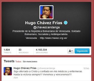 HUGO CHAVEZ HA MUERTO