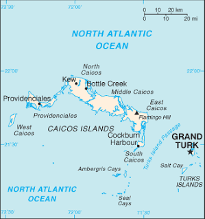 Mapa de Islas Turcas y Caicos Mapa de Islas Turcas y Caicos