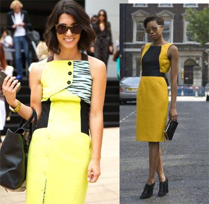 ss13 vestido amarillo con negro ss13 vestido amarillo con negro Tendencias de la temporada: amarillo