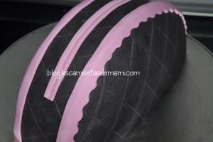 Una tarta bolso de Monster High Bolso fondant monster High 15