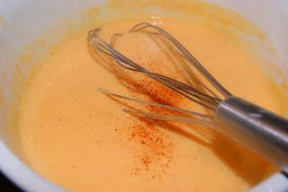 Coliflor con bechamel y huevo duro Coliflor con bechamel y huevo duro