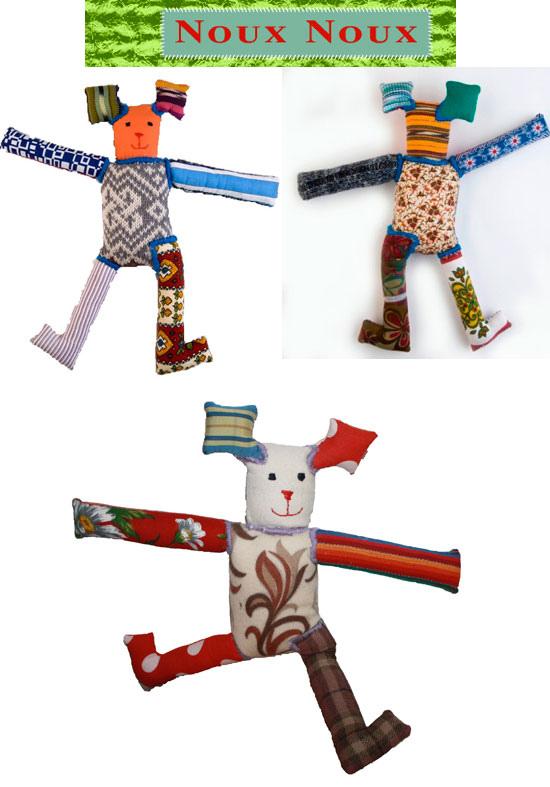 Noux Noux, ositos telas recicladas noux-noux